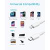 Anker iPhone USB C Cable, USB-C to Lightning Cable 180 cm with MFi Certification – PowerLine II Power Delivery Compatible Cable for iPhone X/XS/XR/XS Max/8/8 Plus(white)