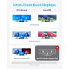 USB C Hub Anker,PowerExpand 8-in-1 USB C Adapter,with Dual HDMI 4K,100W Power Delivery,1GB/s Ethernet,2 USB 3.0,SD Card Reader,for MacBook Pro and More