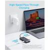 USB C Hub Anker,PowerExpand 8-in-1 USB C Adapter,with Dual HDMI 4K,100W Power Delivery,1GB/s Ethernet,2 USB 3.0,SD Card Reader,for MacBook Pro and More