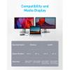 USB C Hub Anker,PowerExpand 8-in-1 USB C Adapter,with Dual HDMI 4K,100W Power Delivery,1GB/s Ethernet,2 USB 3.0,SD Card Reader,for MacBook Pro and More