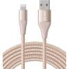 Anker 551 USB A to Lightning Charging Cable (10ft), MFi Certified iPhone Cable, Fit for iPhone iPhone 13 13 Pro 12 Pro Max 12 11 X XS XR 8 Plus and More (Gold)