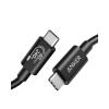 Anker Câble USB C vers USB C 100 cm, Affichage HD 8K, Transfert de données 40 Gbit/s, Câble de Charge 240 W pour iphone 15, Ordinateurs Portables de Type C, Hub, Station d&rsquo;accueil, etc.