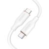 Anker Câble USB C vers USB C, 643 Câble 100 W 1.8m, Câble de Charge Rapide USB 2.0 Type C pour MacBook Pro 2020, iPad Pro 2020, iPad Air 4, iPad Mini 6, Galaxy S21, Pixel, Switch (Jaune)(White)