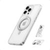 Anker FlexStand Magnetic Phone Case, Anti-Slip, Drop Resistant, Protective Case with Ring Stand, MagSafe Compatible, Exclusively Designed for iPhone 16 Pro(Clear)