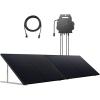 Anker SOLIX Solar Plug&Play Kit (820 W), Brackets Included, 23% Efficiency, Black and Plain Design, Free OTA Update 800 W, with WLAN