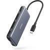 Anker USB C Hub, PowerExpand 8-in-1 USB C Adapter, with Dual HDMI 4K, 100W Power Delivery, 1GB/s Ethernet, 2 USB 3.0 Data Ports, SD and MicroSD Card Reader, for MacBook Pro(Hub)