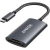 Anker USB-C SD 4.0 Card Reader, PowerExpand+ 2 in 1 Memory Card Reader, for SDXC, SDHC, SD, MMC, RS-MMC, Micro SDXC, Micro SD, Micro SDHC, UHS-II and UHS-I Cards