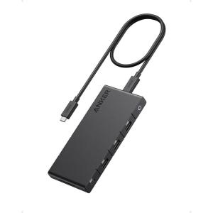 Anker 364 USB-C Hub (10-in-1) with Maximum Power of 100W, Two 4K HDMI Ports, One Upstream Port and 4 USB-A and USB-C Data Ports for Dell Laptop, ThinkPad and More
