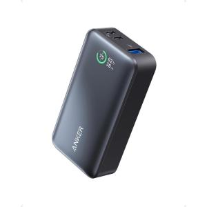 Anker 533 Quick Charge External Battery 10000 mAh with PD Output Max. 30 W, Portable Charger Power IQ 3.0, Battery for iPhone 17 Pro Max 16/15/14/13, iPad and More (Black)