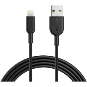 Anker [MFi Certified] PowerLine II Lightning Cable 30 cm – The new indestructible cable for iPhone X / 8/8 Plus / 7/7 Plus / 6/6 Plus / 5S / C and iPad(2-Black)