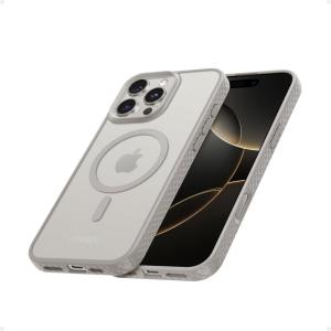 Anker Phone Case for iPhone 16 Pro – Military Grade Textured Matte Magnetic Drop Protection Case – Slim Shockproof Protective Case (Rose Gold)(titane)