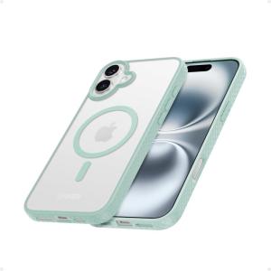 Anker Phone Case for iPhone 16 Pro – Military Grade Textured Matte Magnetic Drop Protection Case – Slim Shockproof Protective Case (Rose Gold)(vert)