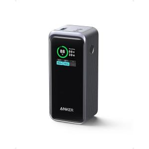 Anker Prime Power Bank, 20000mAh Portable Charger with 200W Output, Smart Digital Display, 2 USB-C Ports and 1 USB-A Compatible with iPhone 14/13, Samsung, MacBook, Dell, etc.(Black)