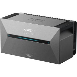Anker SOLIX BP1600 Additional Battery, 1600 Wh, LiFePo4 Batteries, 6000 Cycles, Expansion 9600 Wh, Protection Manufacturer 10 Years, IP65 Water & Dust, Easy Installation, Modular Design(E1600)