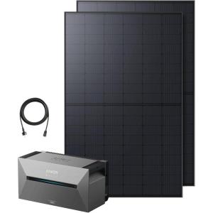 Anker SOLIX Solar Kit with Battery (890 W | 1600 Wh), Solarbank 2 E1600 Pro (1600 Wh), 2 RS40T Solar Panels (445 W), 4 MPPT, AC 1000 W, Plug & Play Installation(E1600 Pro+2*445W)