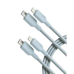 Anker iPhone Fast Charging Cable, 2 Pack 6ft 310 USB-C to Lightning MFi Certified Cable for iPhone 14 Plus, 14, 14 Pro Max, 13, 13 Pro, iPhone 12 (Blue, Charger Not Included)(6ft)