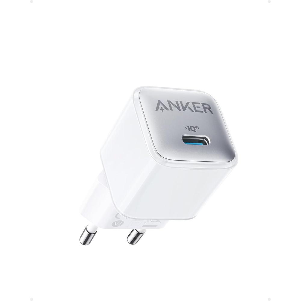imageAnker 511 Chargeur iPhone Rapide Anker Nano Pro 20W PIQ 30 Chargeur USB C Durable pour iPhone 1313 Mini13 Pro13 Pro Max12 iPadiPad Mini Pixel BlancCble Non Inclusblanc