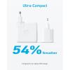 Anker 315 Chargeur USB-C 67 W, Bloc d&rsquo;alimentation Compact Haute Performance avec PIQ 3.0, pour MacBook Pro/Air, iPhone 17/17 Pro/17 Pro Max, iPad, Galaxy, Pixel, AirPods et Plus Encore(blanc)