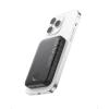 Anker 321 Batterie Externe Magnétique (PowerCore Magnetic 5K), 5,000mAh Magnetic Wireless Portable Charger, Compatible with iPhone 16/15/14/13/12/Pro/Plus/Pro Max Series(Noir)(Noir)