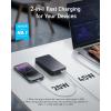 Anker 537 Batterie Externe 24000 mAh 65 W, Chargeur Mobile pour MacBook Pro, Dell XPS, iPad Pro, iPhone 17 Pro max/16/15, iWatch Series 5 et Plus (Blanc)(Noir)