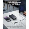 Anker 537 Batterie Externe 24000 mAh 65 W, Chargeur Mobile pour MacBook Pro, Dell XPS, iPad Pro, iPhone 17 Pro max/16/15, iWatch Series 5 et Plus (Blanc)(Noir)