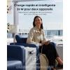 Anker Nano Chargeur iPhone USB C 35W, Chargeur Compact Haute Vitesse 2 Ports avec câble rétractable et Durable Anker InstaCord, pour iPhone série 16/15/14, iPad, Pixel, et Bien Plus Encore(blanc)