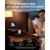 Anker Nano Chargeur iPhone USB C 35W, Chargeur Compact Haute Vitesse 2 Ports avec câble rétractable et Durable Anker InstaCord, pour iPhone série 16/15/14, iPad, Pixel, et Bien Plus Encore(blanc)