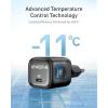 Anker Zolo Chargeur iPhone GaN compact 30 W, port USB C, contrôle de température amélioré, petit format, recharge 3 x plus rapide, pour iPhone 17/16/15/14/13, iPad, Samsung Galaxy S24/S23, Pixel, etc.(Noir)