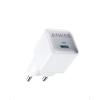 Anker 511 Chargeur iPhone Rapide (Anker Nano Pro) 20W PIQ 3.0, Chargeur USB C Durable pour iPhone 13/13 Mini/13 Pro/13 Pro Max/12, iPad/iPad Mini, Pixel, Blanc(Câble Non Inclus)(blanc)
