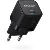 Anker Chargeur iphone PowerPort III Bloc d&rsquo;alimentation USB C 20 W pour Charge Rapide, Compatible avec iPhone 15/14/13/12, Galaxy, Pixel 4/3, iPad/iPad Mini, Blanc (câble de Charge Non Inclus)(Noir)