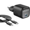 Anker Zolo Chargeur iPhone GaN compact 30 W, port USB C, contrôle de température amélioré, petit format, recharge 3 x plus rapide, pour iPhone 17/16/15/14/13, iPad, Samsung Galaxy S24/S23, Pixel, etc.(Noir)