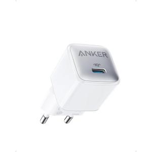 Anker 511 Chargeur iPhone Rapide (Anker Nano Pro) 20W PIQ 3.0, Chargeur USB C Durable pour iPhone 13/13 Mini/13 Pro/13 Pro Max/12, iPad/iPad Mini, Pixel, Blanc(Câble Non Inclus)(blanc)
