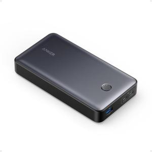 Anker 537 Batterie Externe 24000 mAh 65 W, Chargeur Mobile pour MacBook Pro, Dell XPS, iPad Pro, iPhone 17 Pro max/16/15, iWatch Series 5 et Plus (Blanc)(Noir)