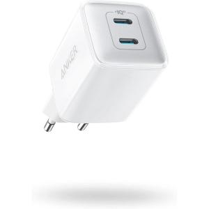 Anker Chargeur 521, Anker Nano Pro, Bloc d&rsquo;alimentation Compact 40 W PIQ 3.0 à Double Port USB-C, Compatible avec iPhone 16/15/14/13/12/11 Pro Max, iPad Mini, MacBook Air, et Plus Encore, Arctique(Arktis)