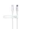 Anker 543 Câble USB C vers USB C (240 W 0,9 m), Câble de Charge Écologique USB 2.0 pour MacBook Pro 2020, iPad Pro 2020, iPad Air 5, Samsung Galaxy S21, et plus, Blanc Aurora(Blanc Aurora)