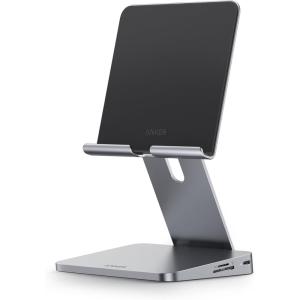 Anker Hub USB C 551 8 en 1, avec Support de Tablette Pliable, entrée d&rsquo;alimentation, HDMI 4K, 2 Ports de données USB-A, AUX 3,5 mm et emplacements pour Cartes microSD/SD, pour iPad Pro et Autres