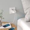 Anker Chargeur USB 24W 2 Ports, Chargeur Secteur Mural Prise USB Multiple Adaptateur Universel PowerIQ pour iPhone, iPad, Samsung Galaxy/Note, LG, Nexus etc[Version améliorée](Blanc)