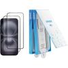 Anker écran de protection durable pour iPhone 16(2 filtres), verre Corning, installation facile et rapide, Ultra HD 8K, dureté 9H, résiste aux rayures et aux impacts, garantie 12 mois