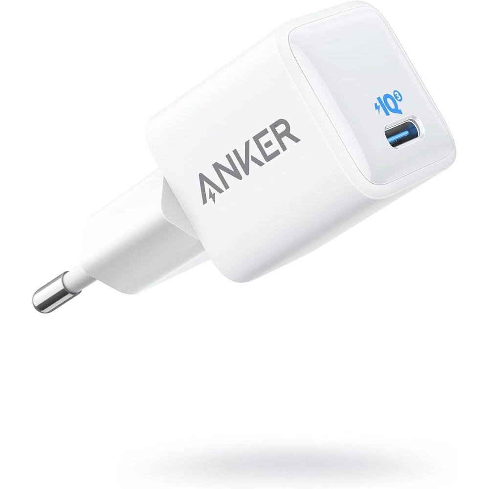 imageAnker Nano Chargeur iPhone 20 W PIQ 30 Chargeur USB C Compact PowerPort III pour iPhone 1616 Plus16 Pro Max1514131211 Galaxy Pixel 43 iPad AirPods Pro et AutresWhite