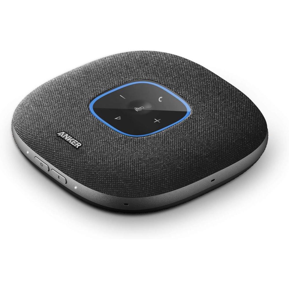 imageAnker PowerConf S3 Enceinte de confrence Bluetooth 6 Microphones Enregistrement sonore Intelligent Batterie 24 h App Soundcore Bluetooth 5 USBC pour Bureau et Bureau Domicile