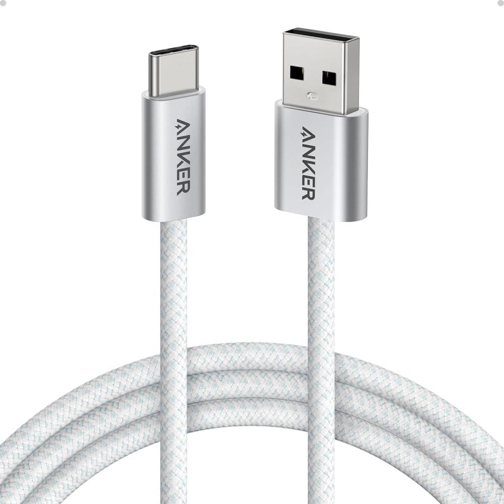 imageAnker Zolo Cble USB vers USBC connexion CarPlay sans couture cble USBC tress robuste de 18 m pour charge rapide design haut de gamme avec connecteur fin pour iPhone 1615 iPad Pro et plus